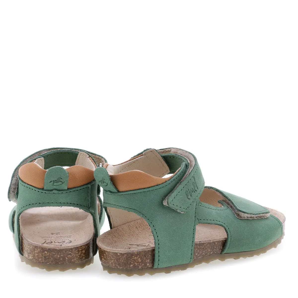 (2508-21/2509-21) Emel green velcro sandals