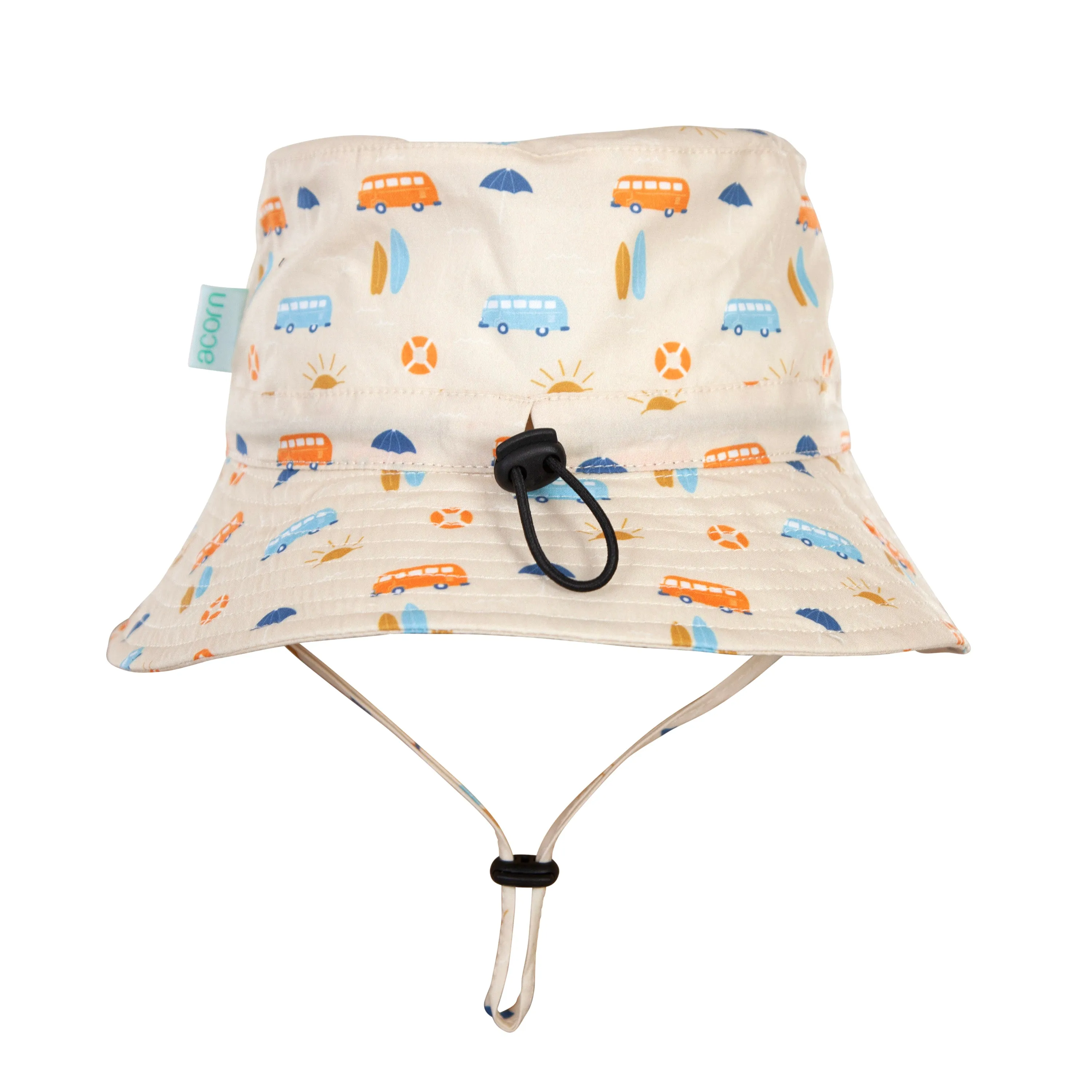 Acorn Wide Brim Bucket Hat - Sunrise Surf