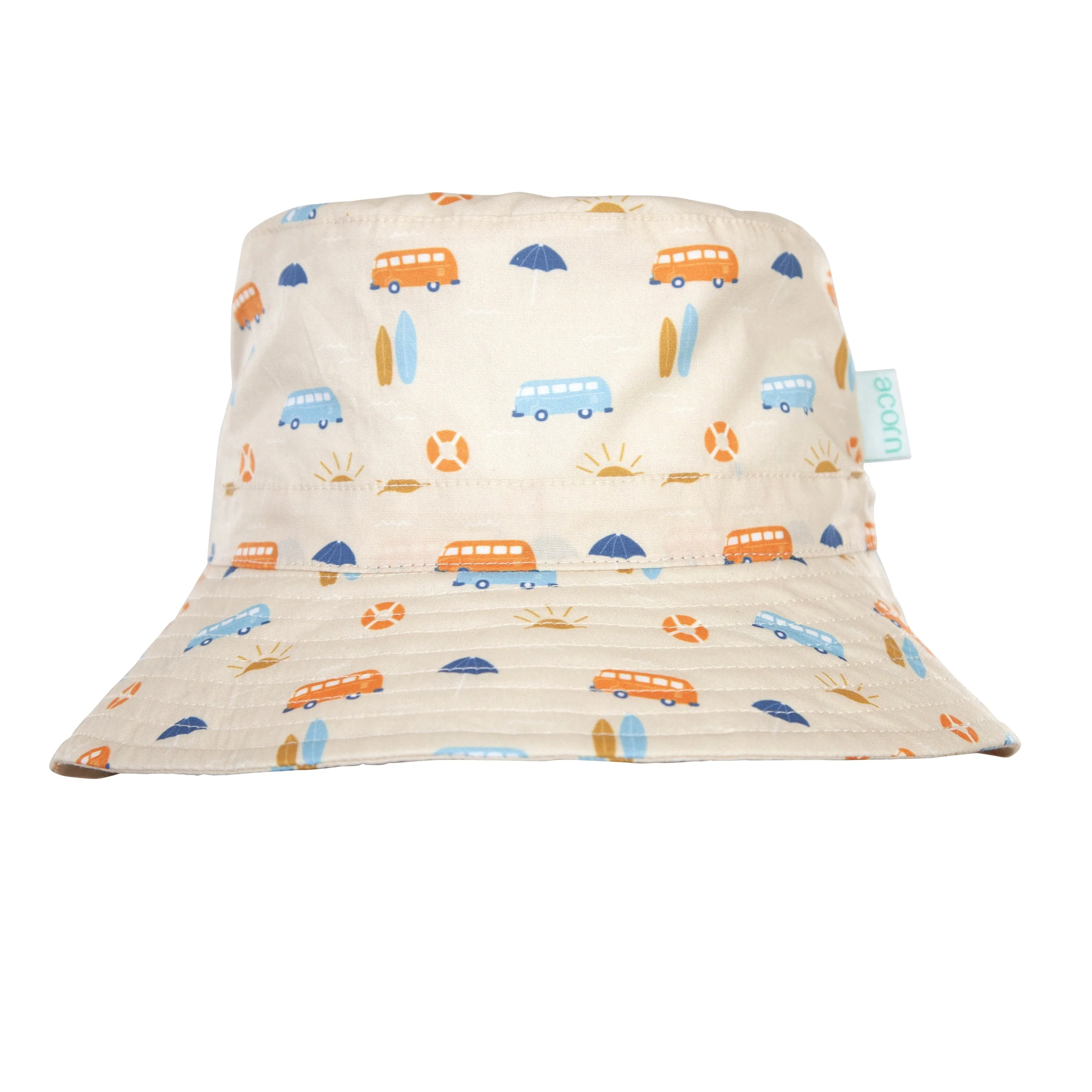 Acorn Wide Brim Bucket Hat - Sunrise Surf