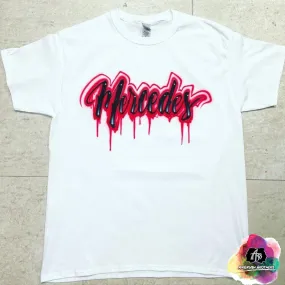 Airbrush Drip Shirt Design