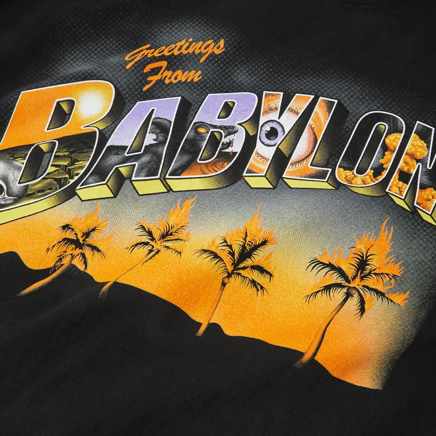 Babylon LA Greetings From Babylon T-Shirt Black