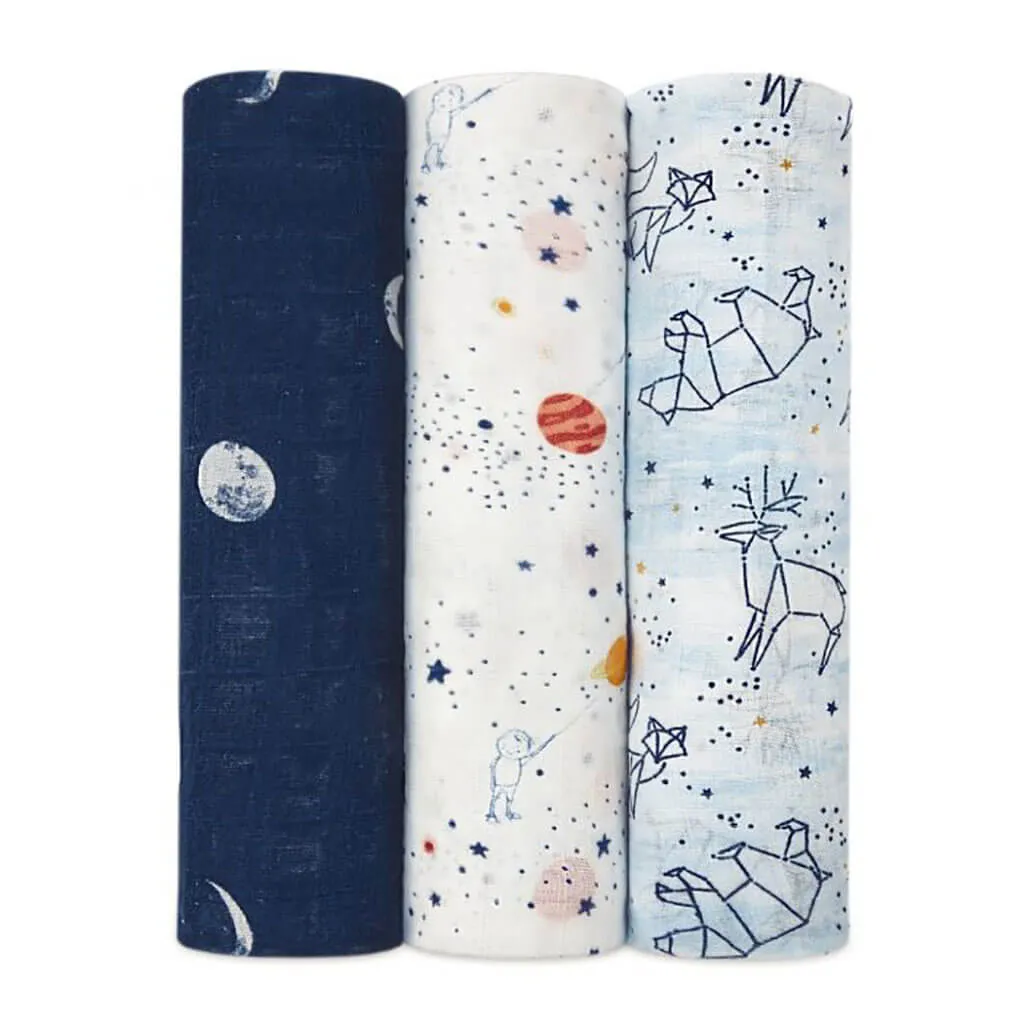 Bamboo Swaddle 3 Pack Stargaze