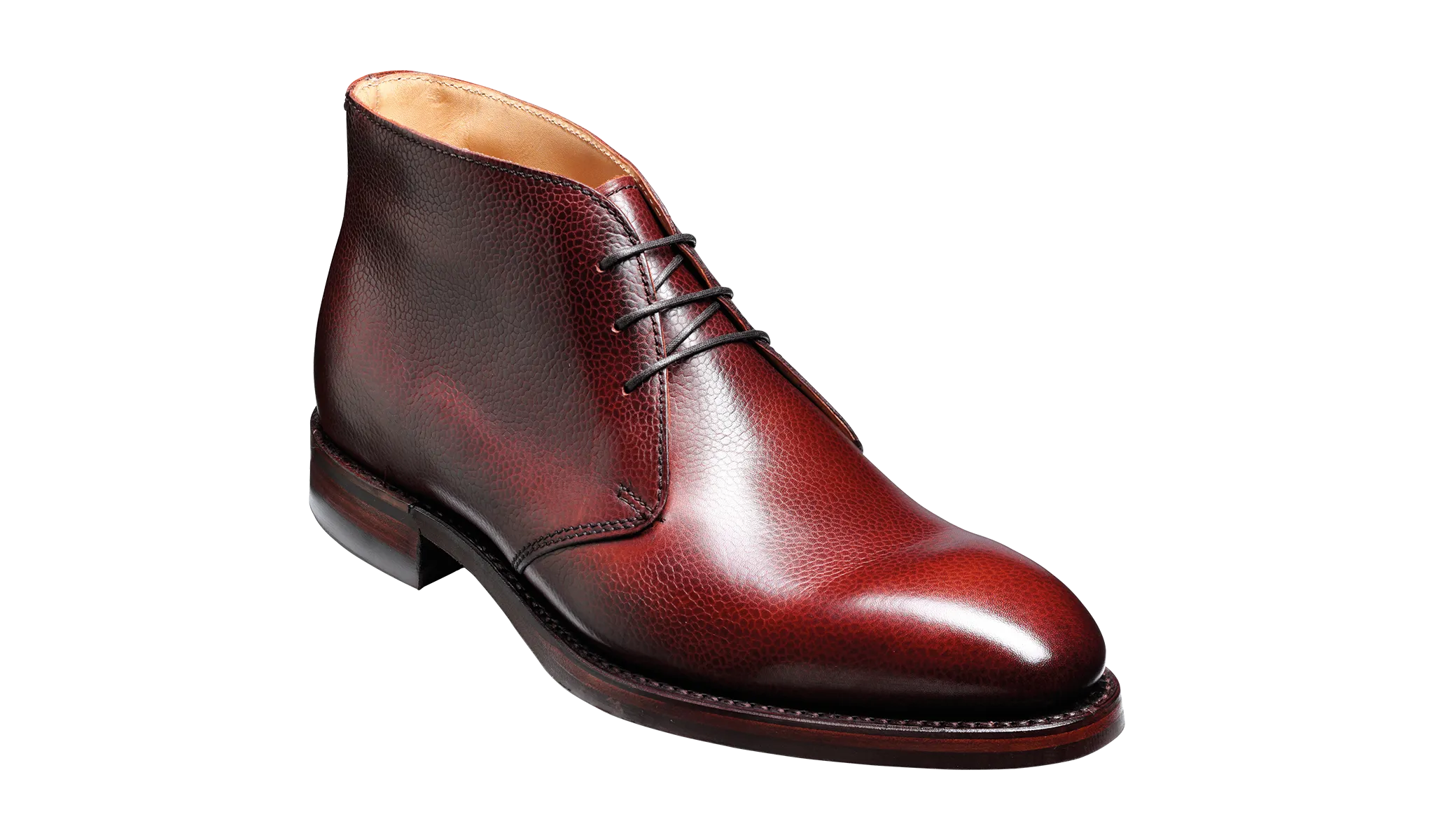 Barker Orkney Versatile Chukka boot - Cherry Grain