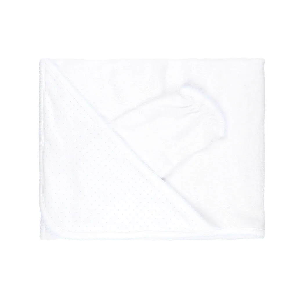 Basic Dots Towel White/Blue