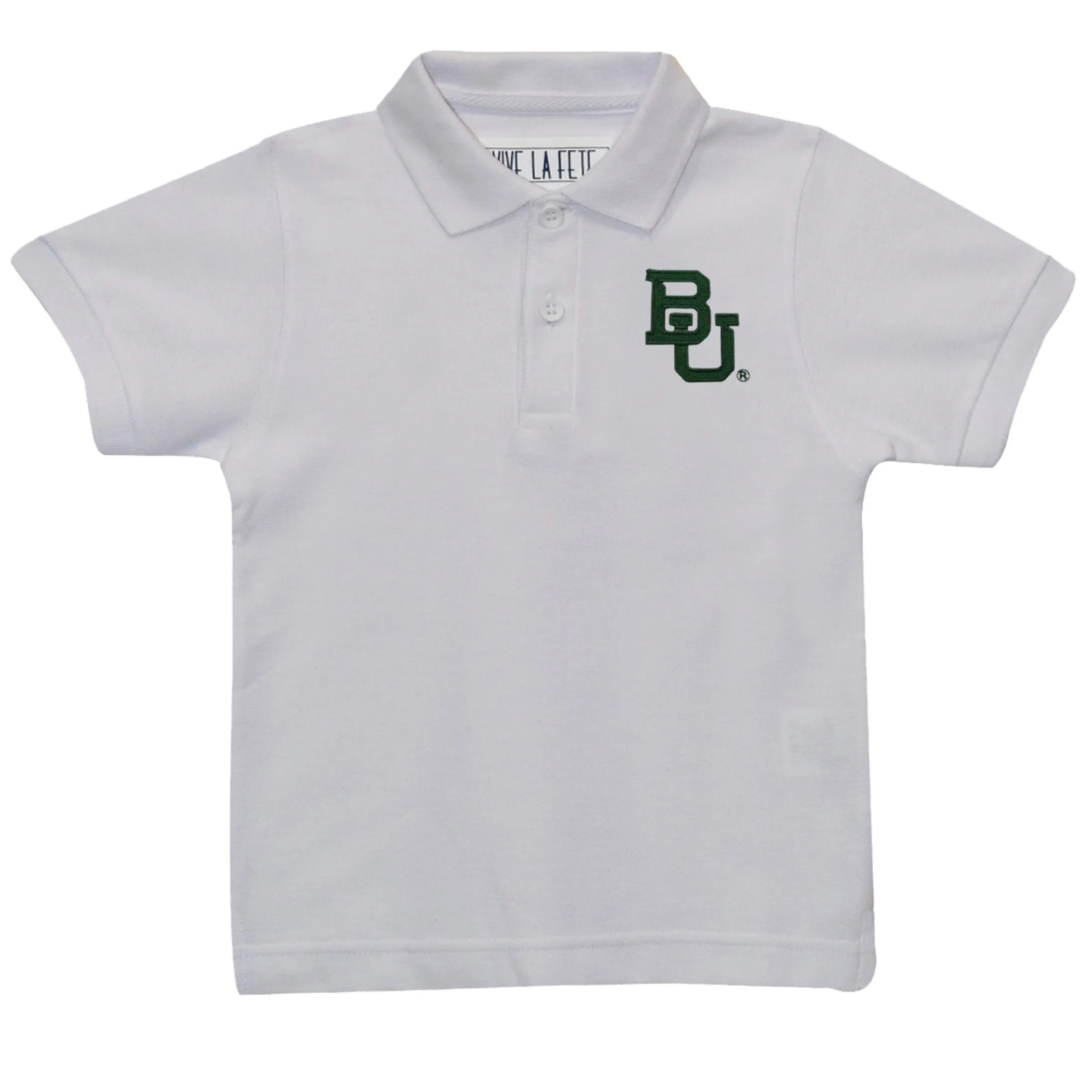 Baylor Bears Embroidered Hunter Green Gingham Pull On Short