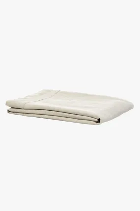 Belgian Washed Linen Natural King Flat Sheet