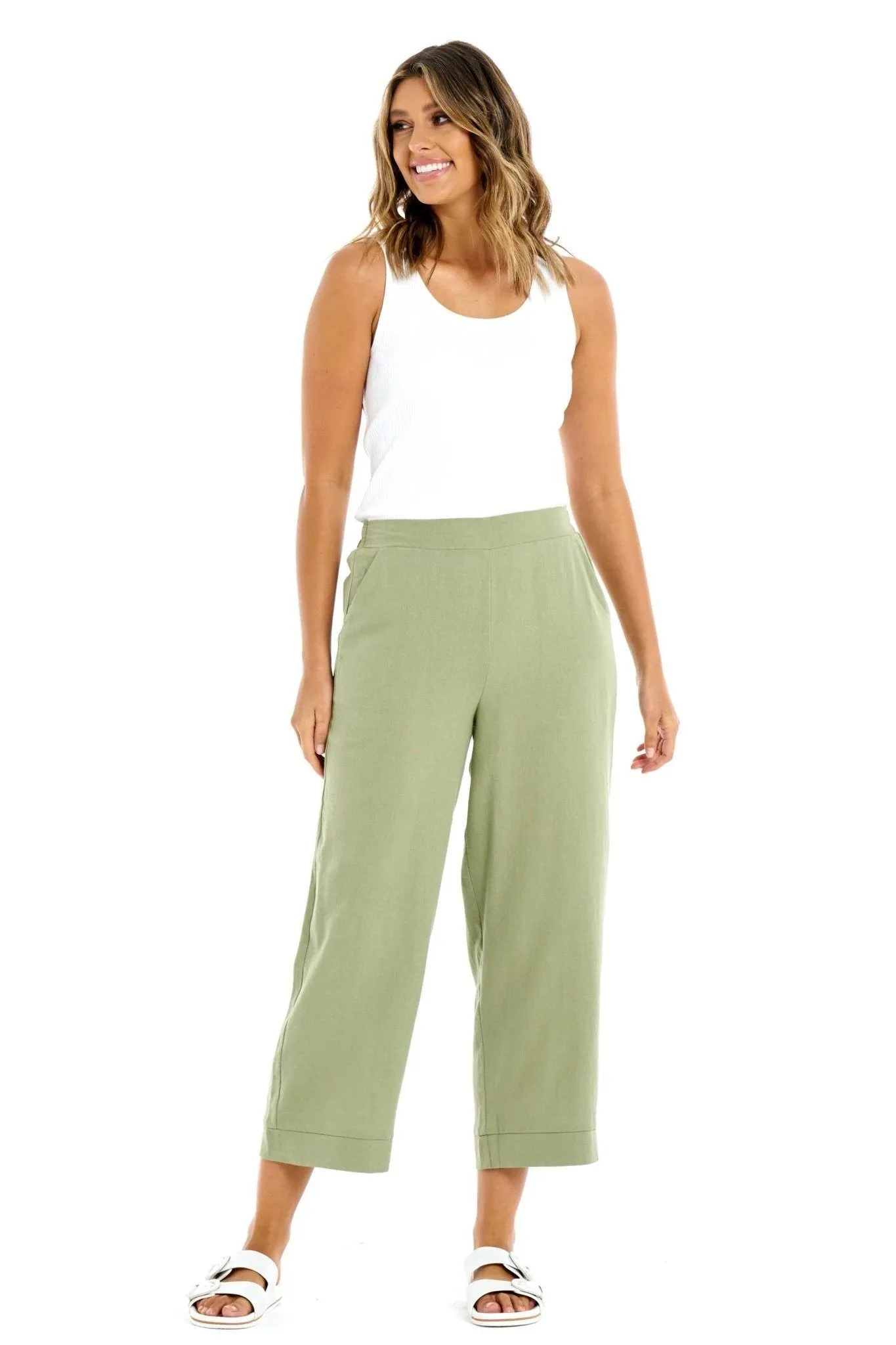 Betty Basics Parker Pant in Vine