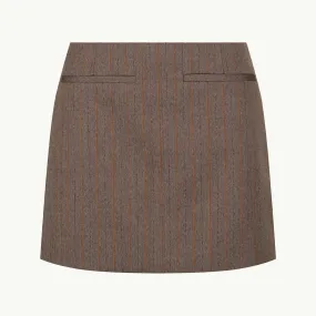 Bridget Micro Mini Skirt - Pinstripe