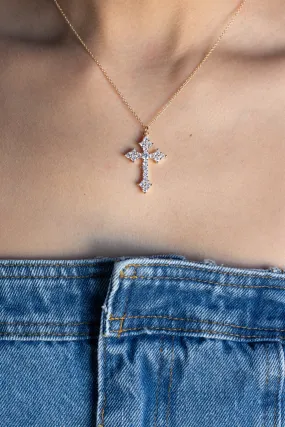 Cross Gold Necklace