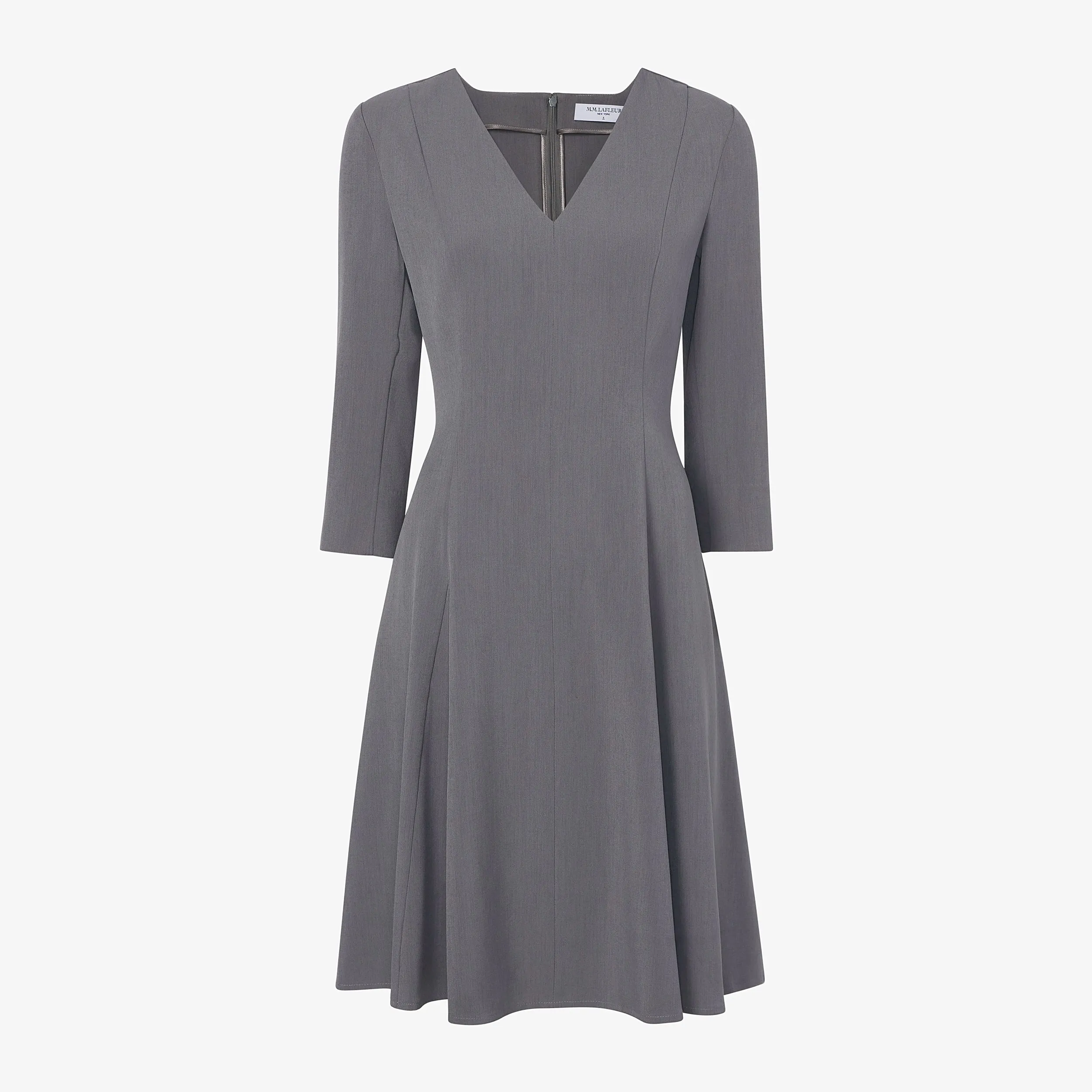 Erica Dress - Recycled WonderTex :: Steel Gray