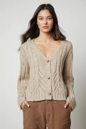 Hazel Alpaca-Blended Cardigan