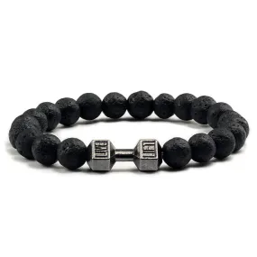 Himalayan Lava Dumbell Bracelet