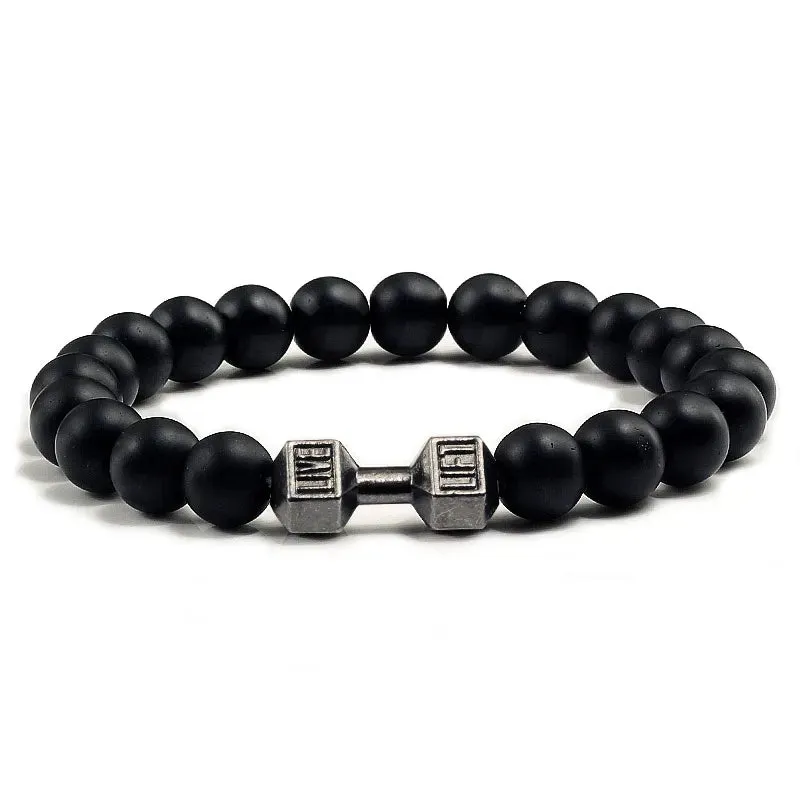 Himalayan Lava Dumbell Bracelet