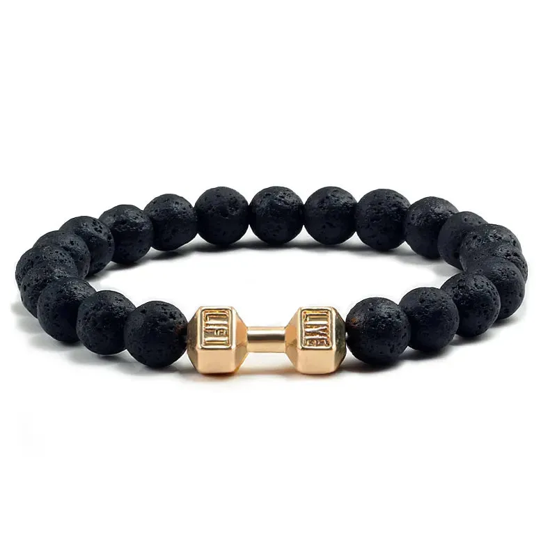 Himalayan Lava Dumbell Bracelet