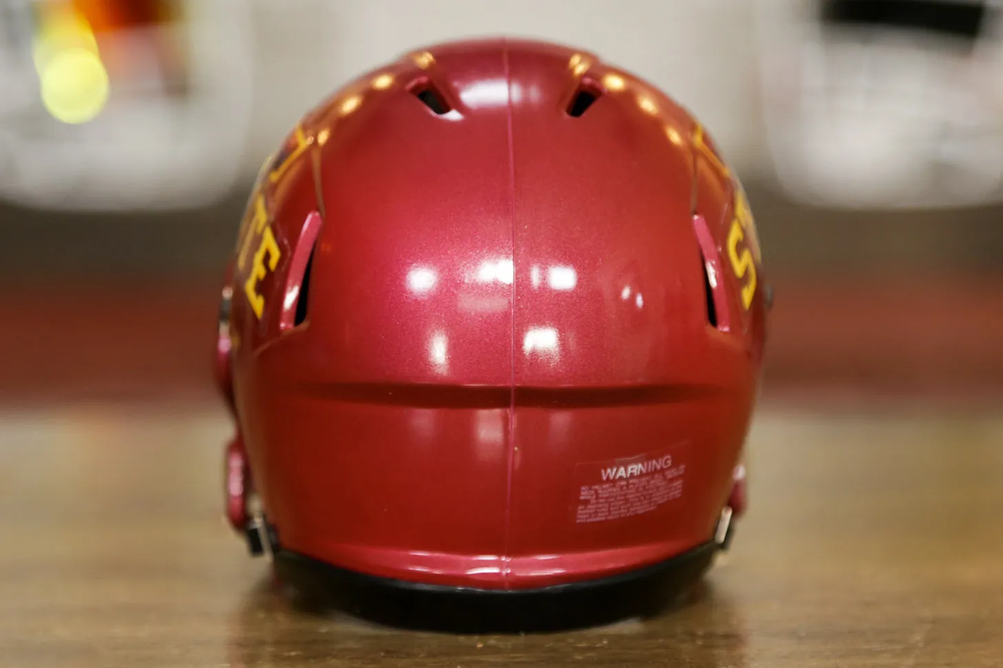 Iowa State Cyclones Riddell Speed Mini Helmet - Red I State