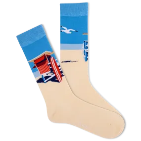 K.Bell Men's Beach Hut Crew Sock