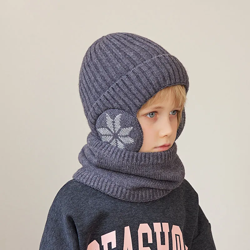 Kinderwinterfleece sjaalpak