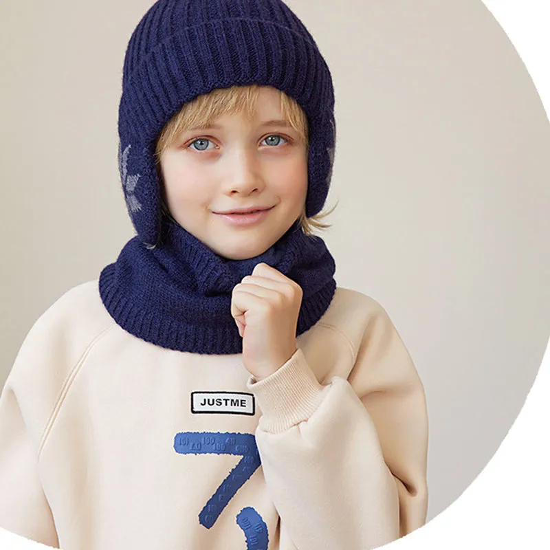 Kinderwinterfleece sjaalpak