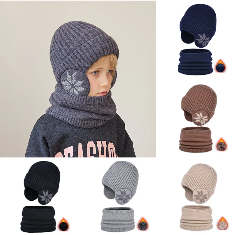 Kinderwinterfleece sjaalpak