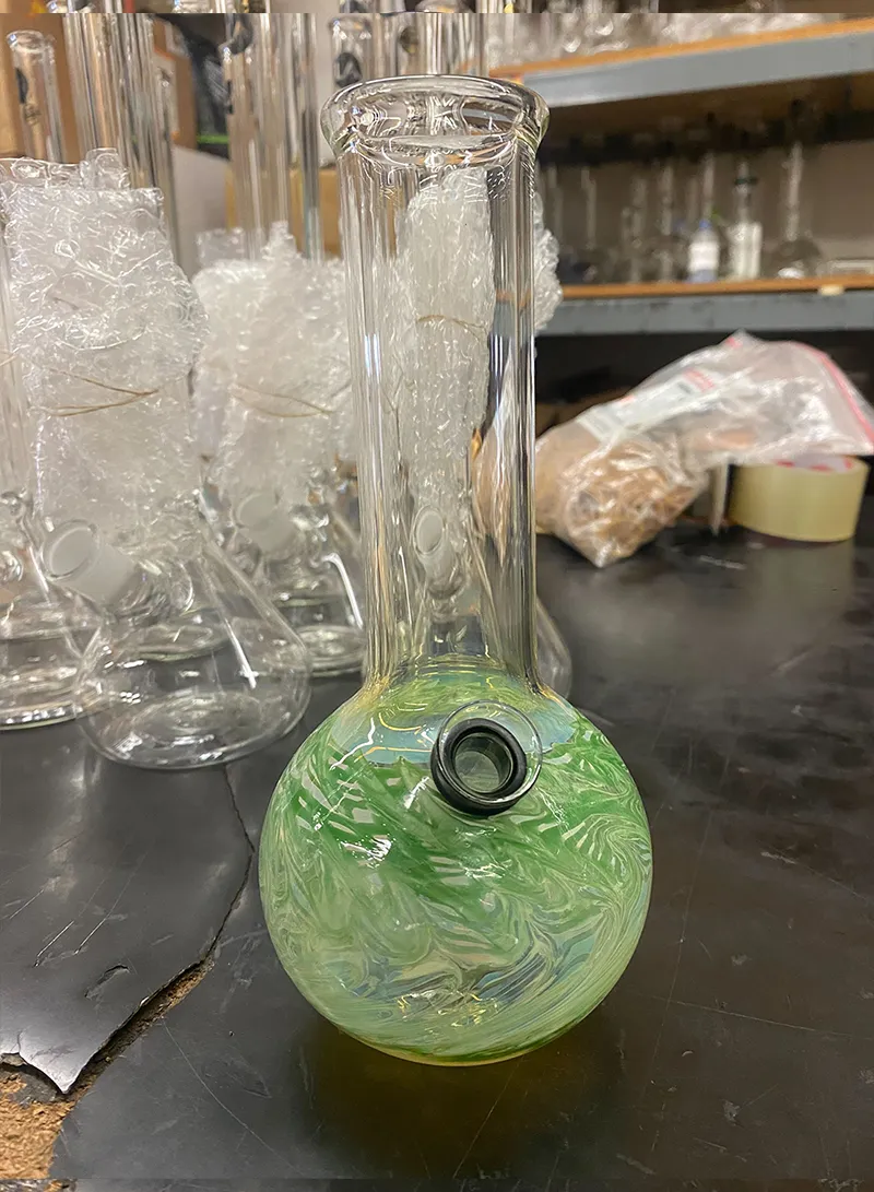 LA Pipes "Jupiter" Bubble Base Bongs