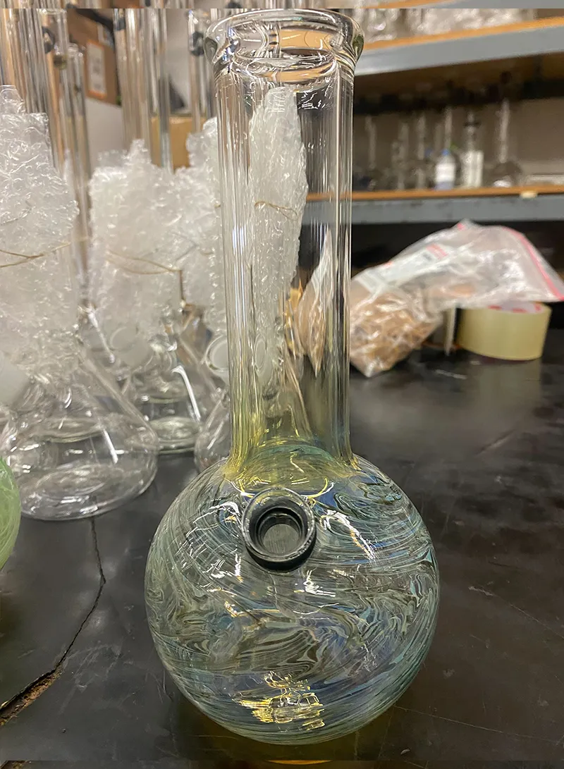 LA Pipes "Jupiter" Bubble Base Bongs