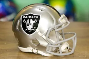 Las Vegas Raiders Riddell Speed Mini Helmet - Flash