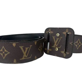 LOUIS VUITTON Monogram "Tie The Knot" Belt - Brown & Tan