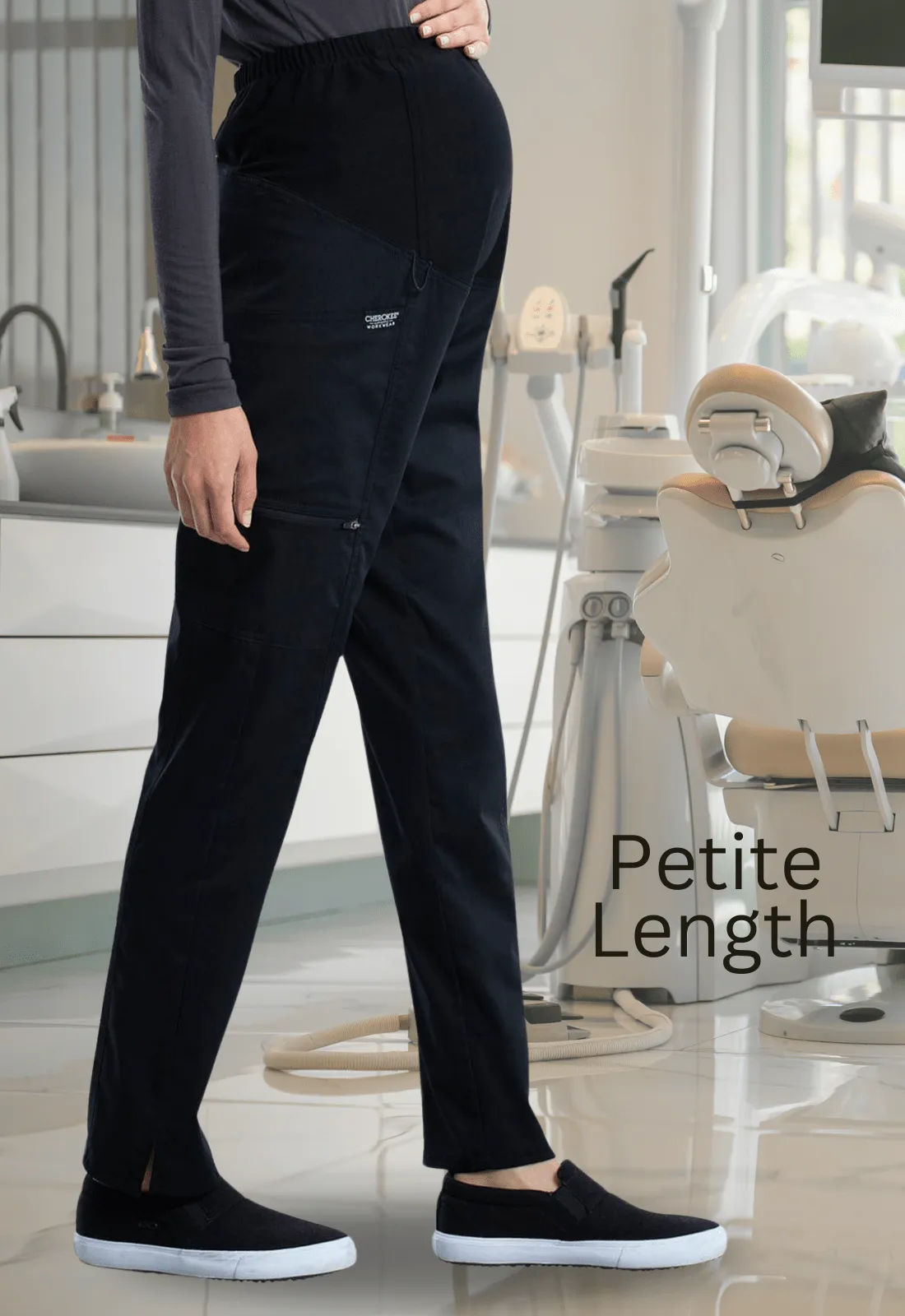 Lumino WW Revolution PETITE Maternity Straight Leg Pant LD-WW155P