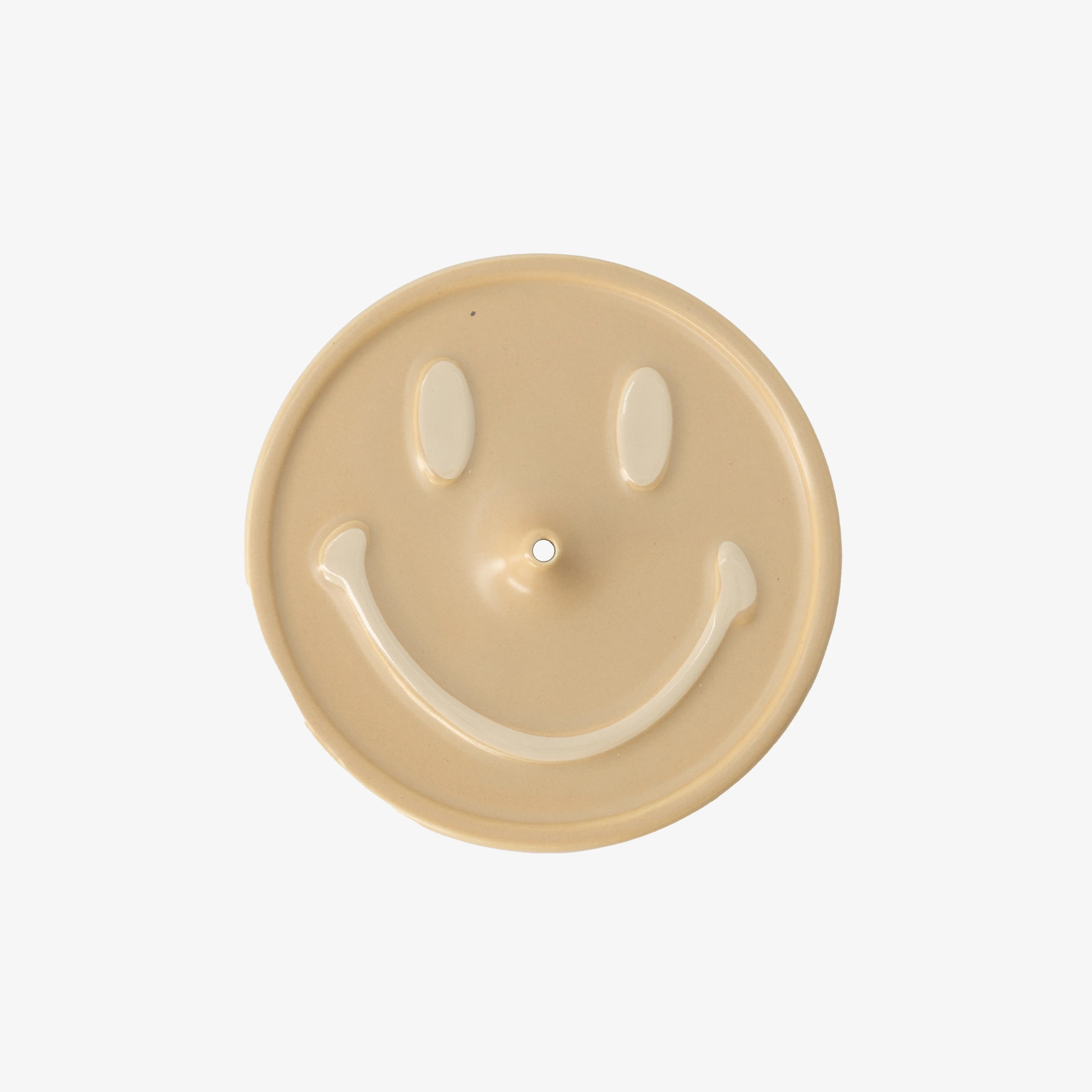 Market Smiley Ceramic Incense Holder