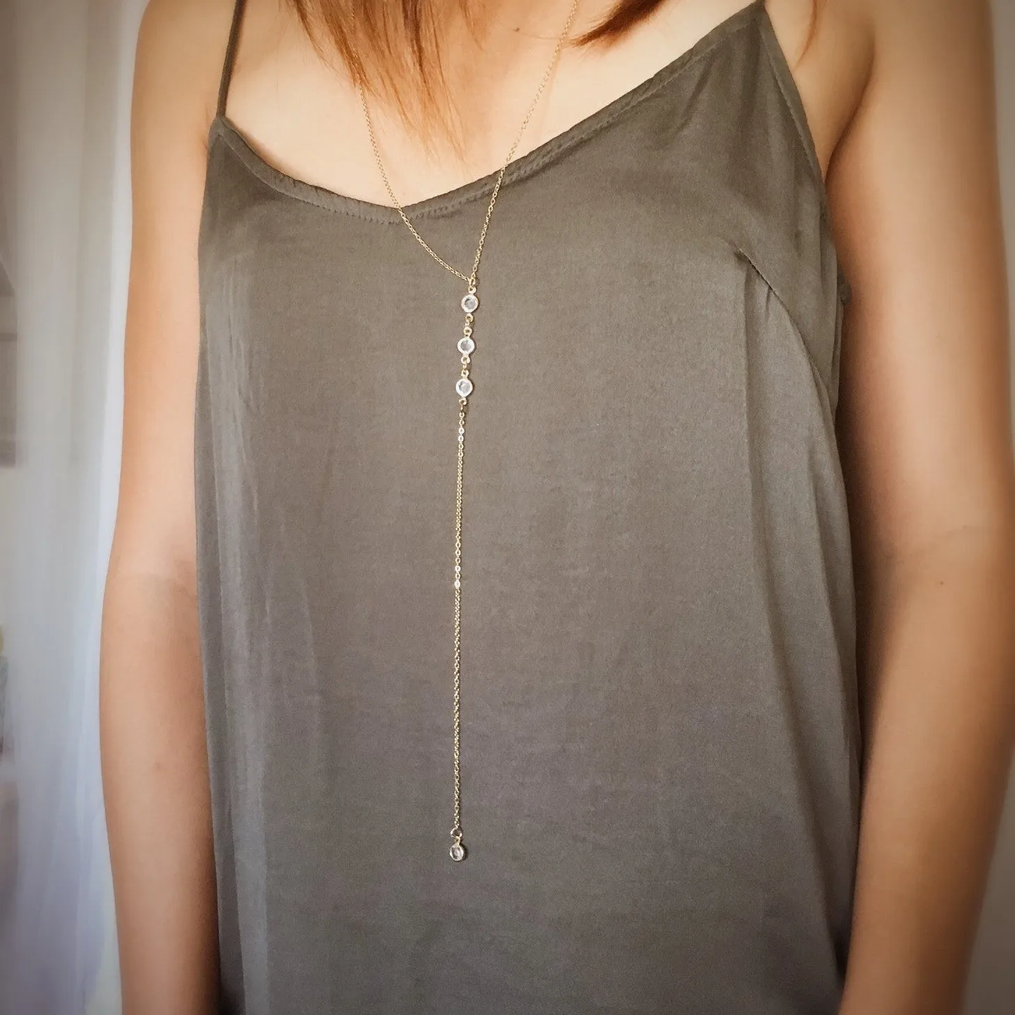 Morning Dew Backdrop Necklace - LAST CHANCE!