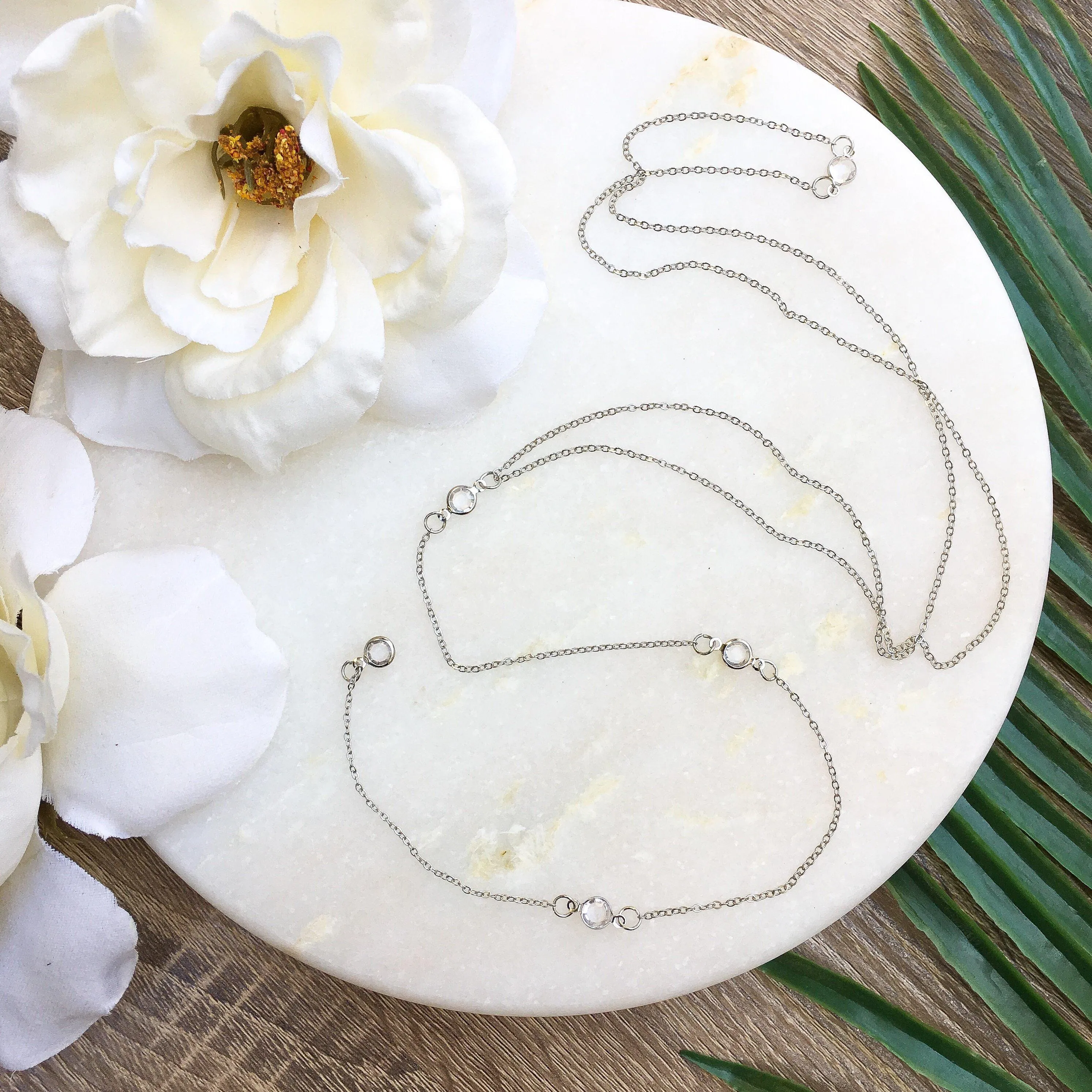 Morning Dew Backdrop Necklace - LAST CHANCE!