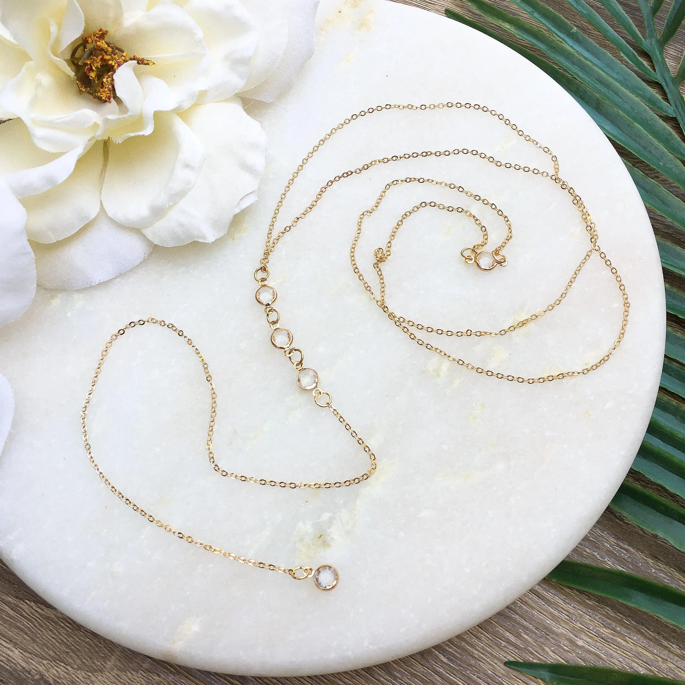 Morning Dew Backdrop Necklace - LAST CHANCE!