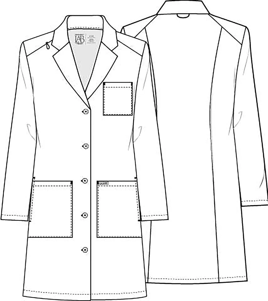 Project Lab by Cherokee  37" Lab Coat CK421