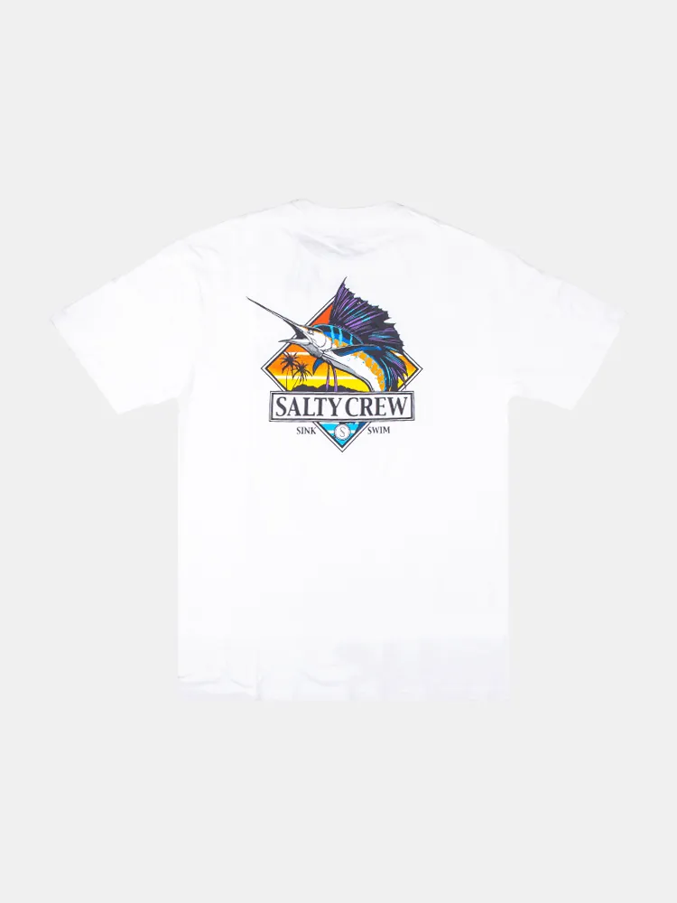 Salty Crew Gone Sailin Standard Tee - White