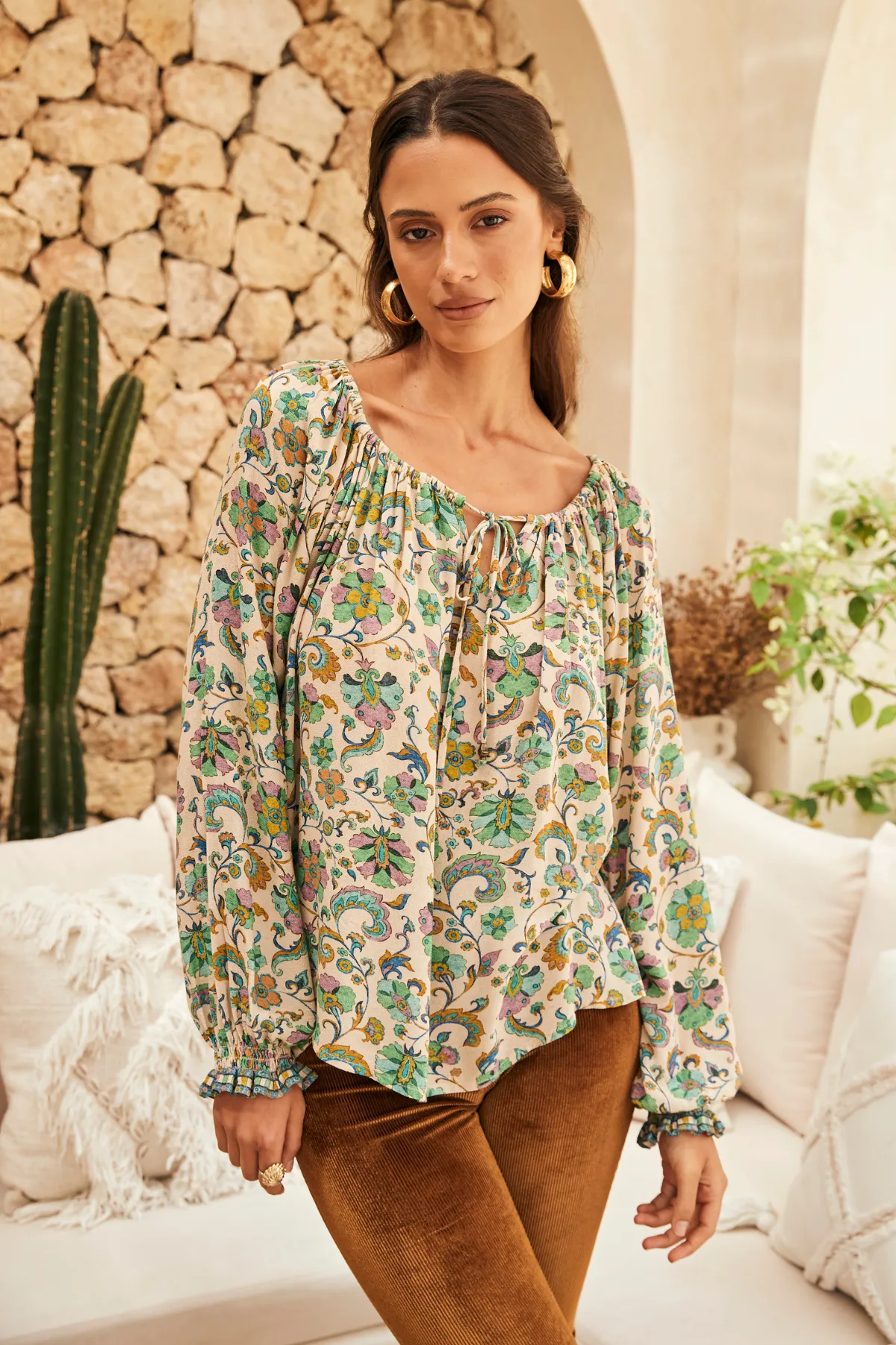 Scarlett Blouse - Magnolia