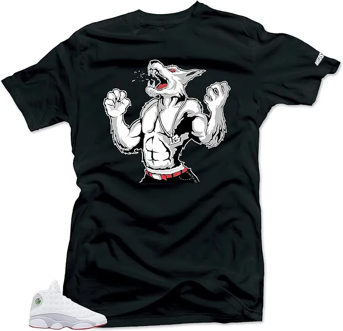 Shirt to Match Jordan 13 Wolf - The wolf