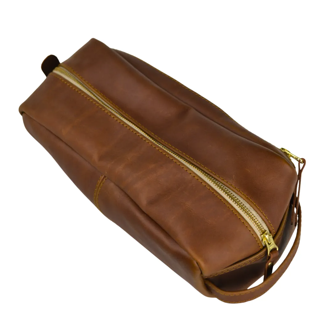 The Jumbo Unisex Toiletry Bag - Warm Tan