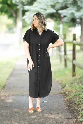 The Katie T-shirt Dress in Black