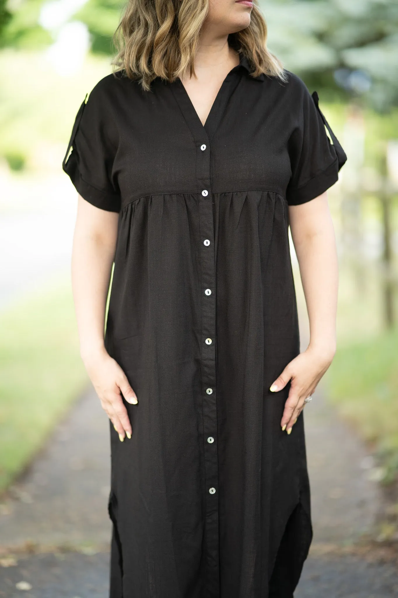 The Katie T-shirt Dress in Black