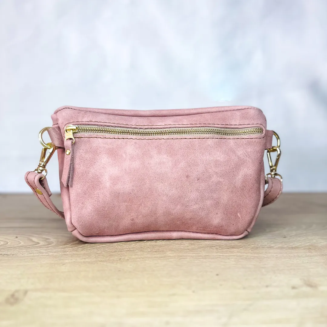 The Leather Belt Bag - Dusty Pink LIMITED EDITION