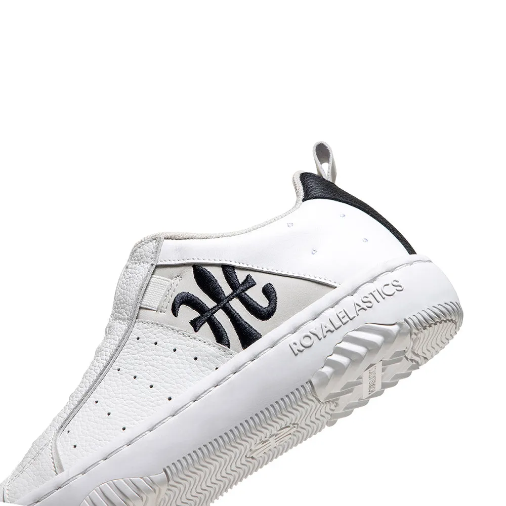 Women's Icon 2.0 White Black Logo Leather Sneakers 96541-090