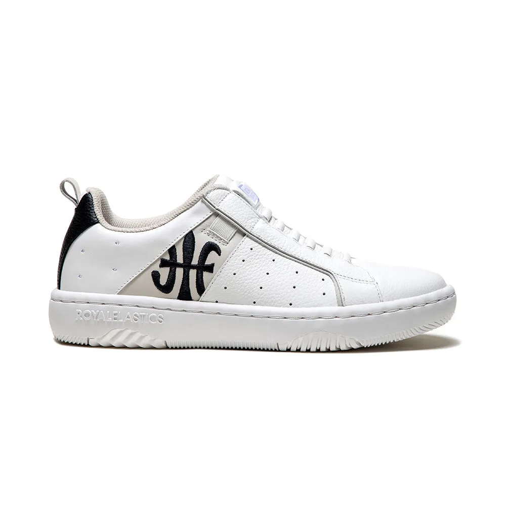 Women's Icon 2.0 White Black Logo Leather Sneakers 96541-090