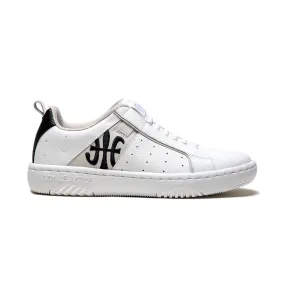 Women's Icon 2.0 White Black Logo Leather Sneakers 96541-090