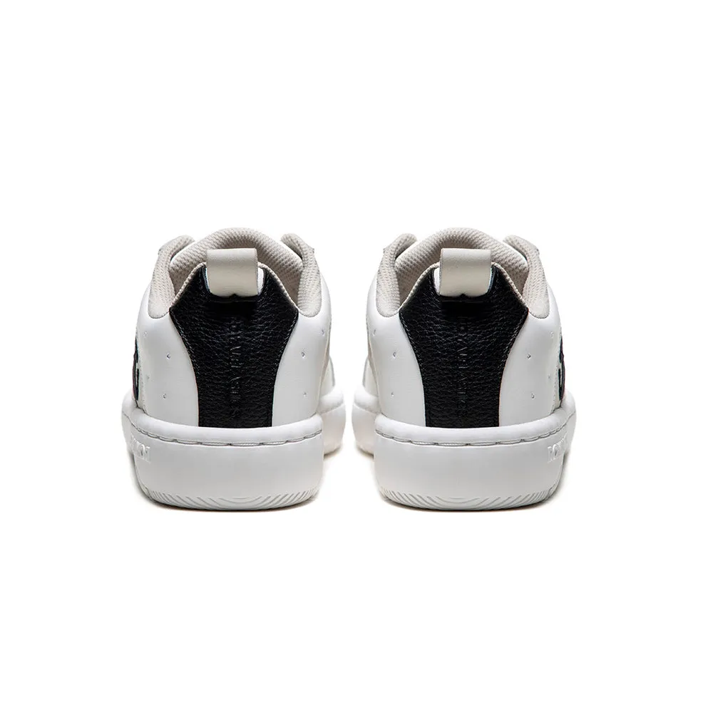 Women's Icon 2.0 White Black Logo Leather Sneakers 96541-090